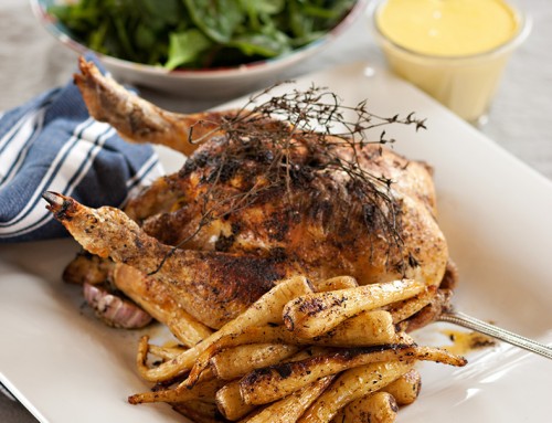 Smoked Paprika & Thyme Chicken with Piccolo Parsnips